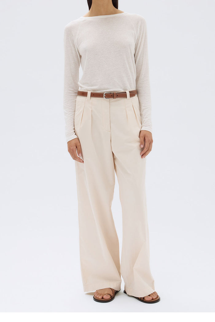 Haven Twill Pant Cream