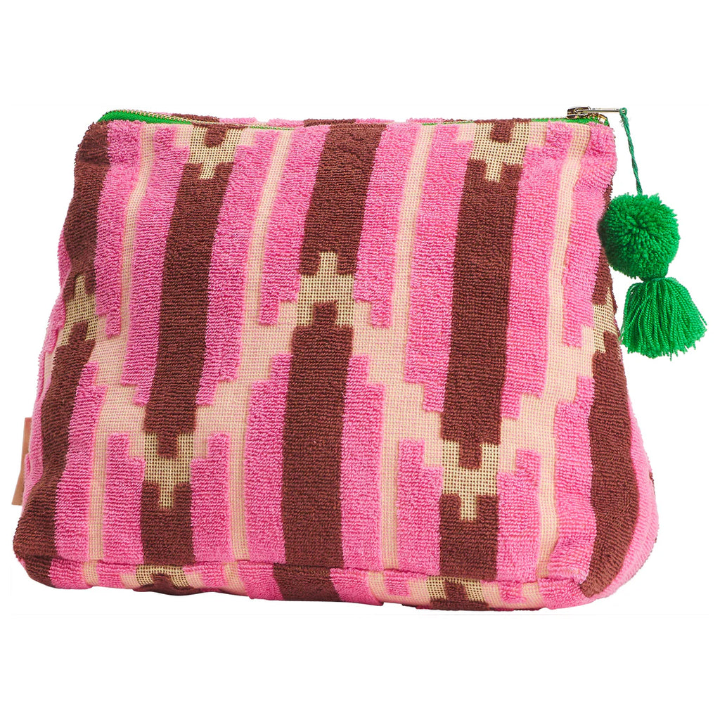 Nisha terry pouch - Rosewater medium