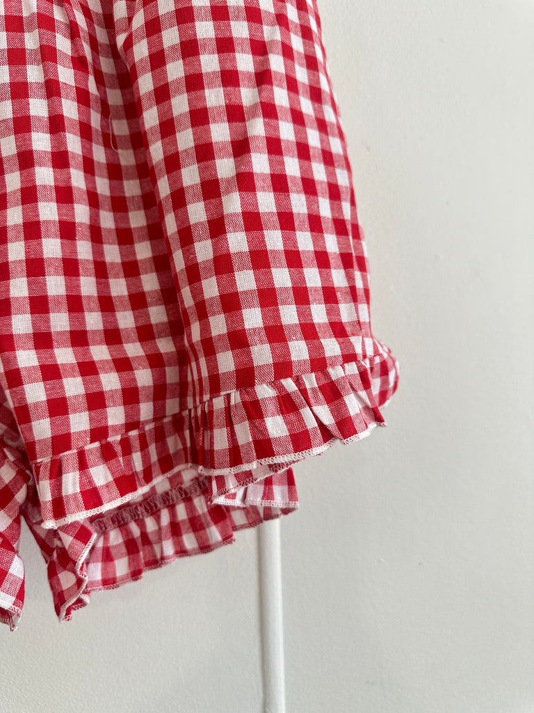 Cherry Gingham Set