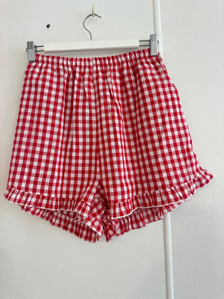 Cherry Gingham Set