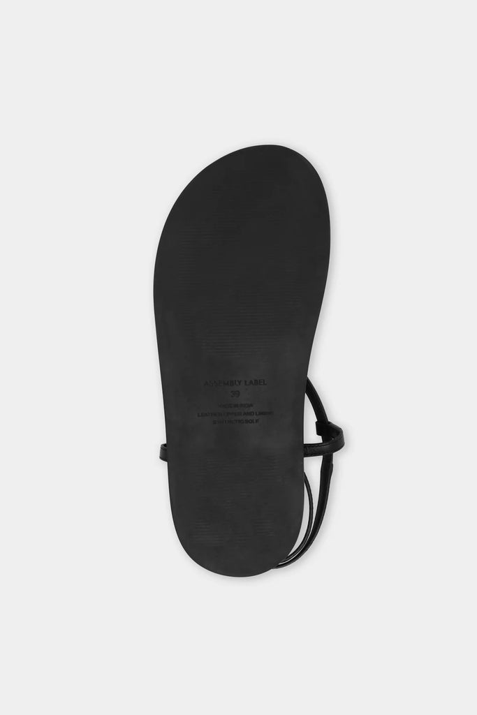 Hilary Leather Sandal Black