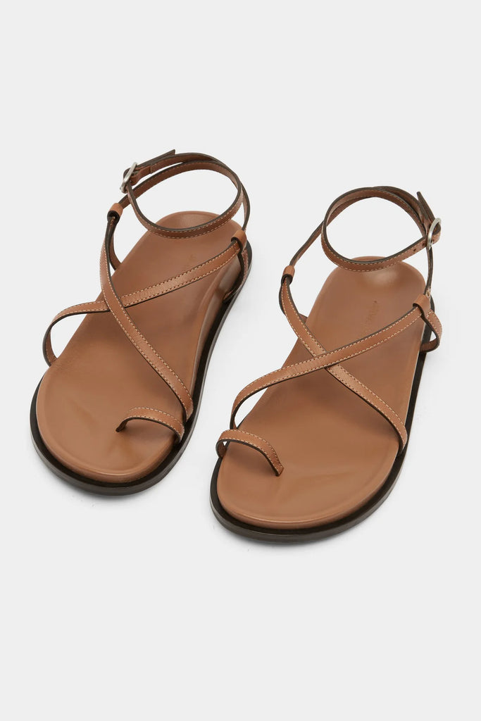 Hilary Leather Sandal Tan