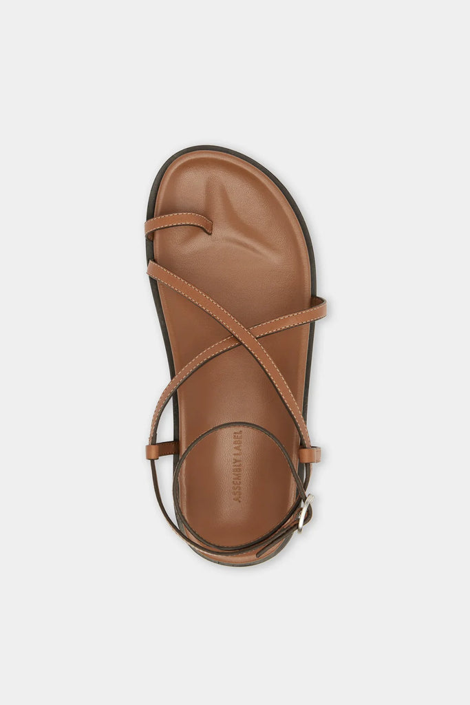 Hilary Leather Sandal Tan