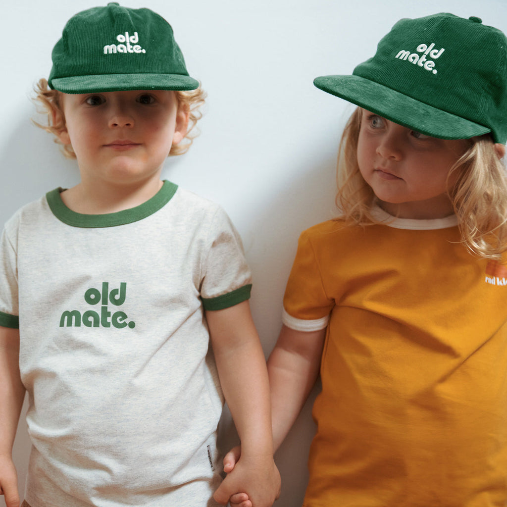 OLD MATE TODDLER CORD CAP - MOSS