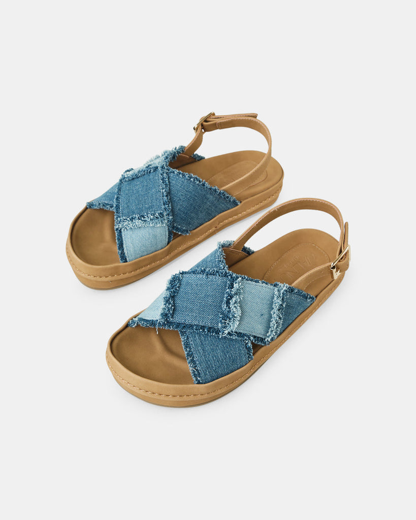 Layla Sandal - Denim