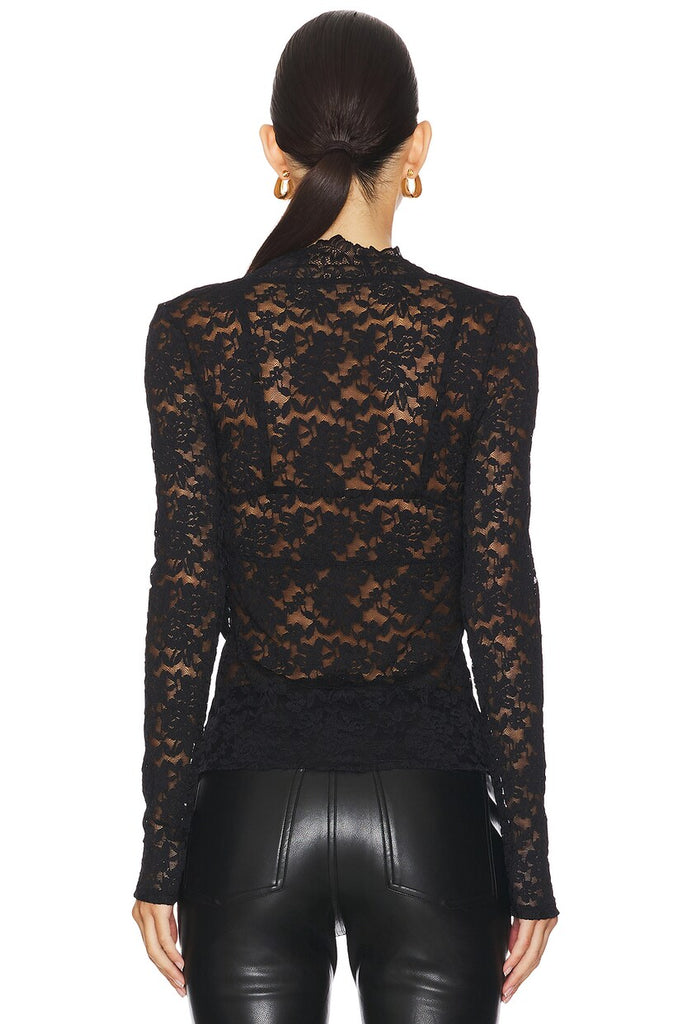 All Day Lace Long Sleeve Black