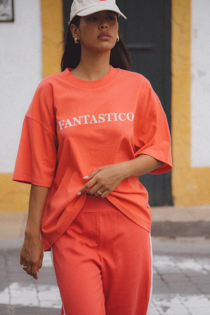 Fantastico tee, lober red, Araminta James, Mika and max