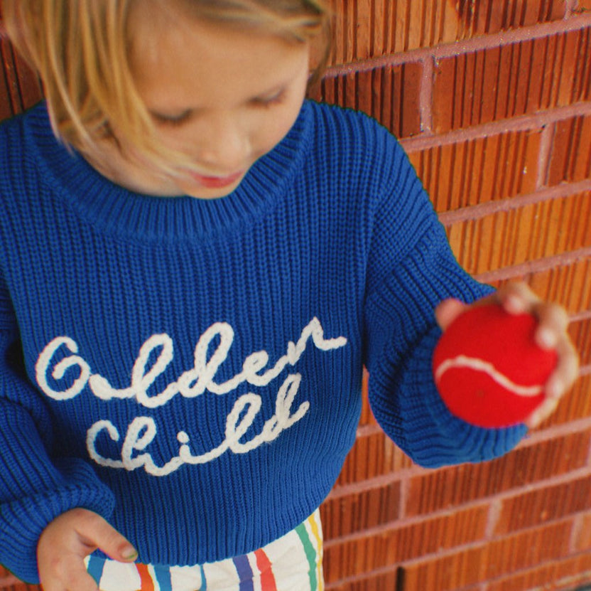 The GC Signature Knit Electric Blue