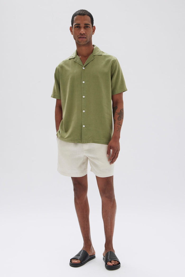 Tide linen short - limestone