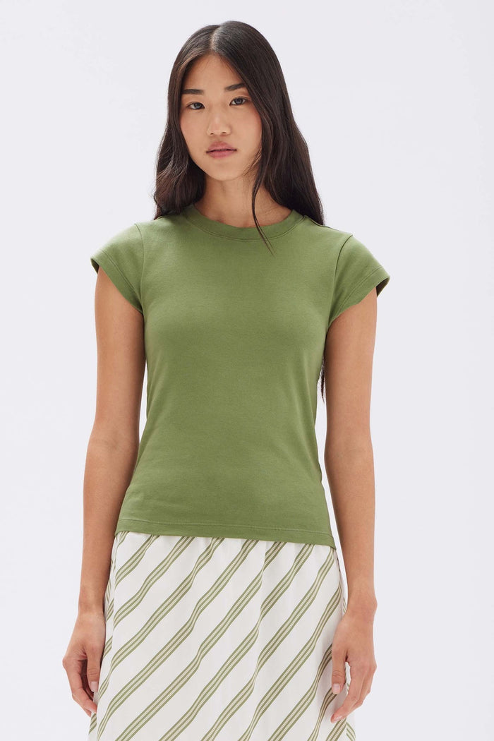 Josie Short Sleeve Tee Pandan