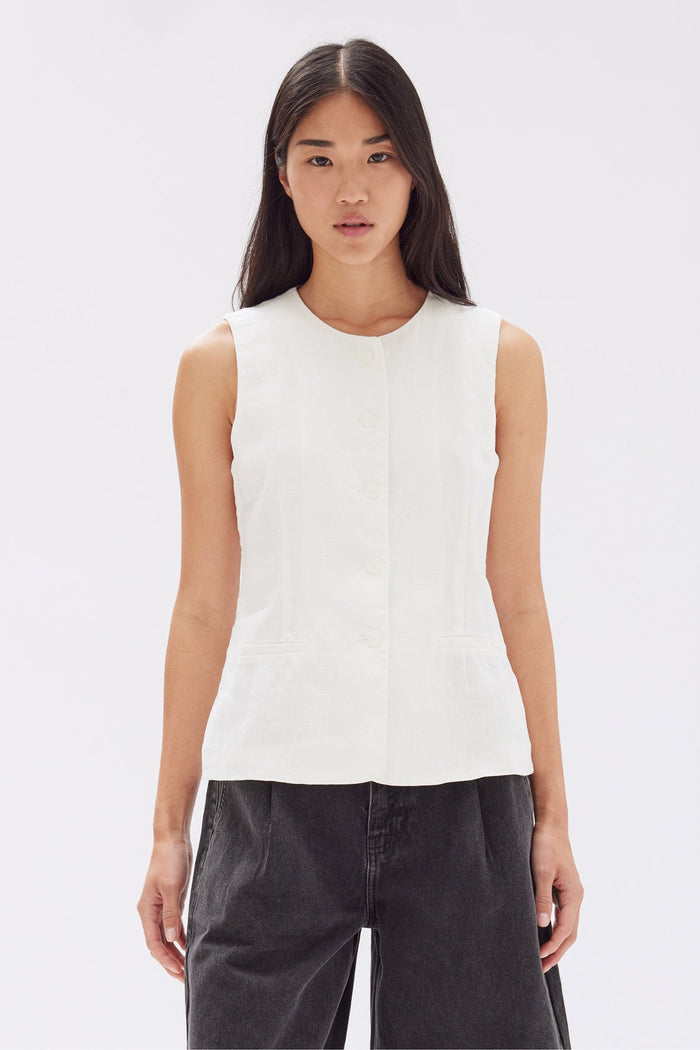 Calla Linen Top Antique White