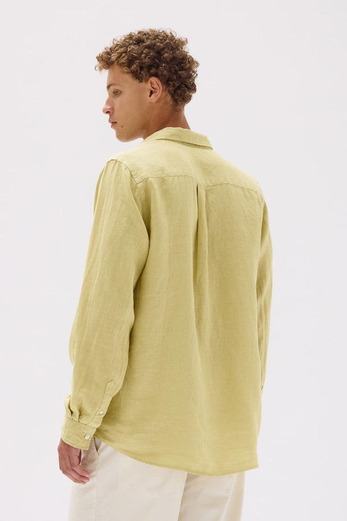 Casual Linen Shirt pear