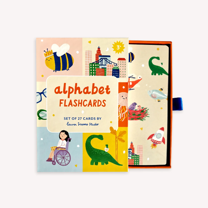 A-Z Illustrated Alphabet Flashcards