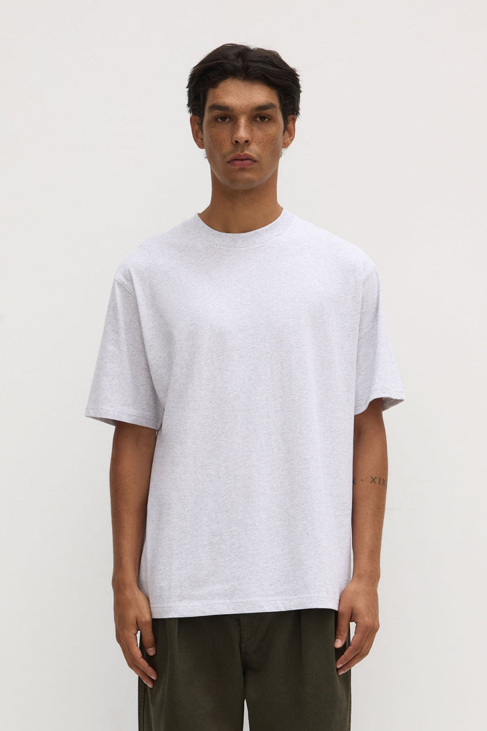 Knox Oversized Tee Grey Marle