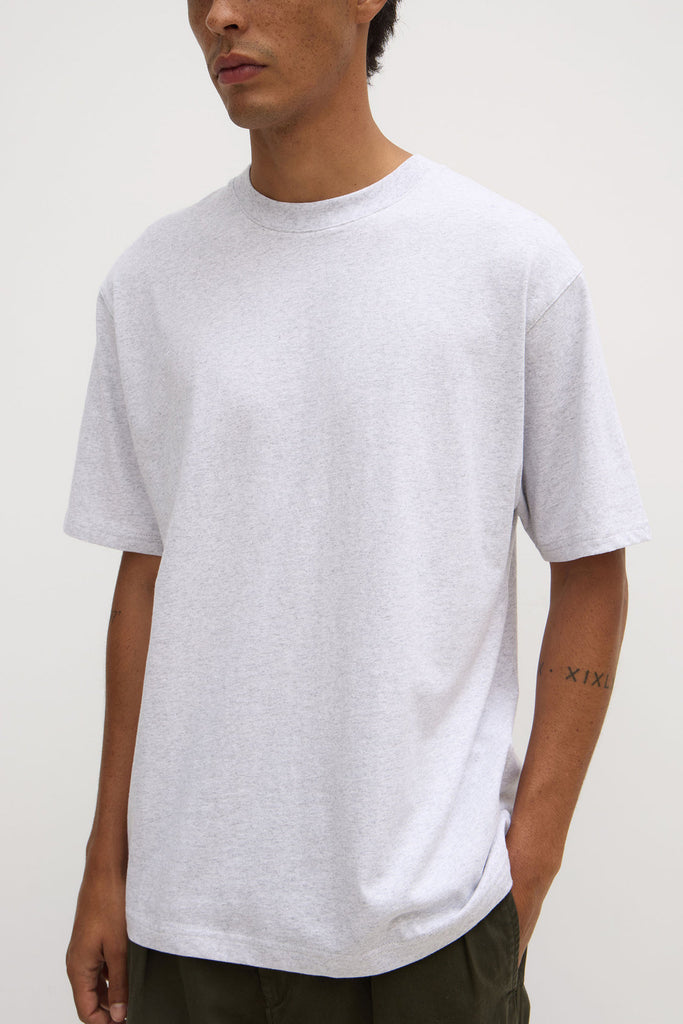 Knox Oversized Tee Grey Marle