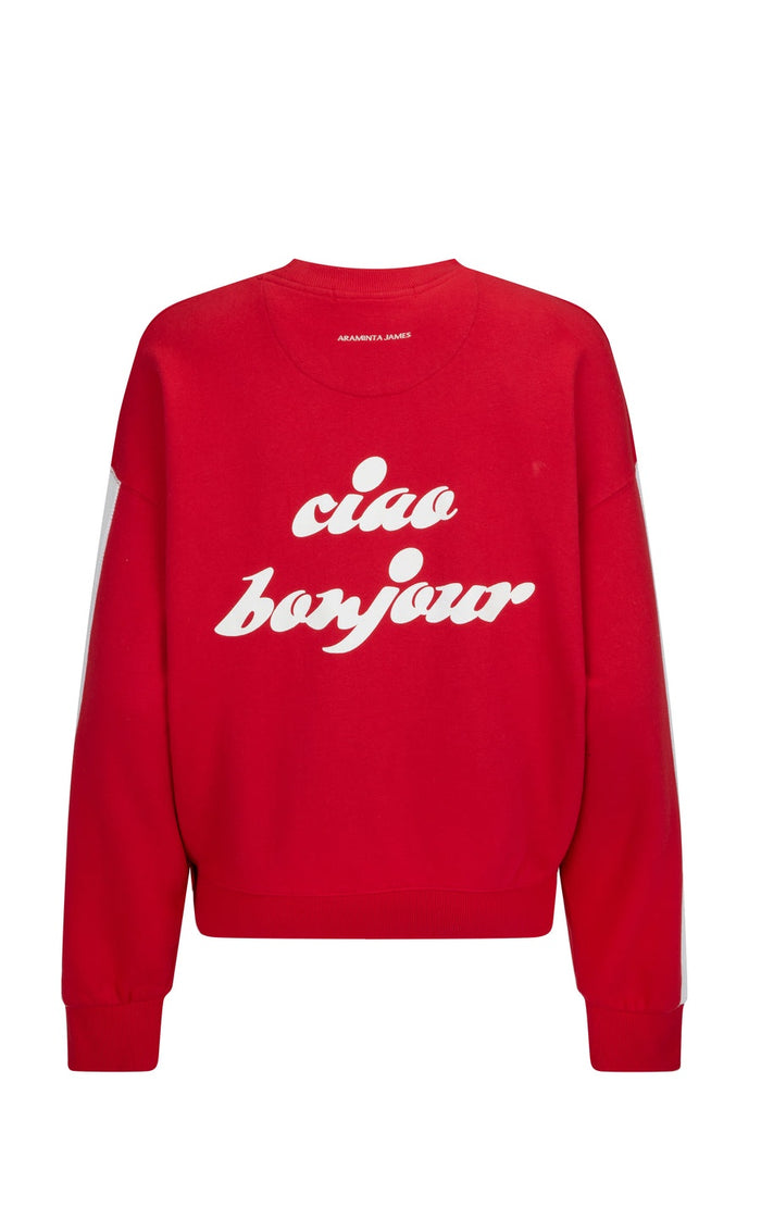 Ciao Bonjour Sweatshirt, Araminta James, Mika and max