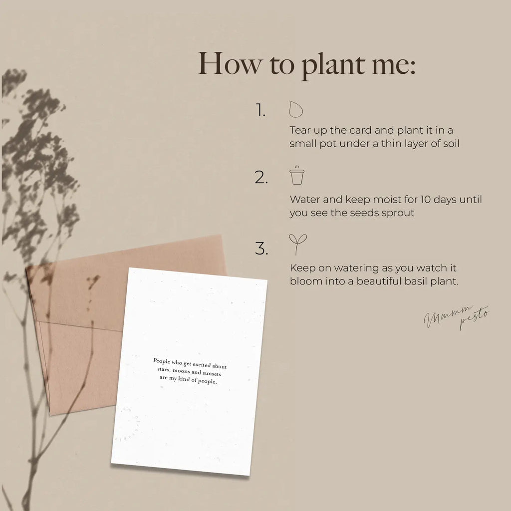 To My favourite Person Plantable Card