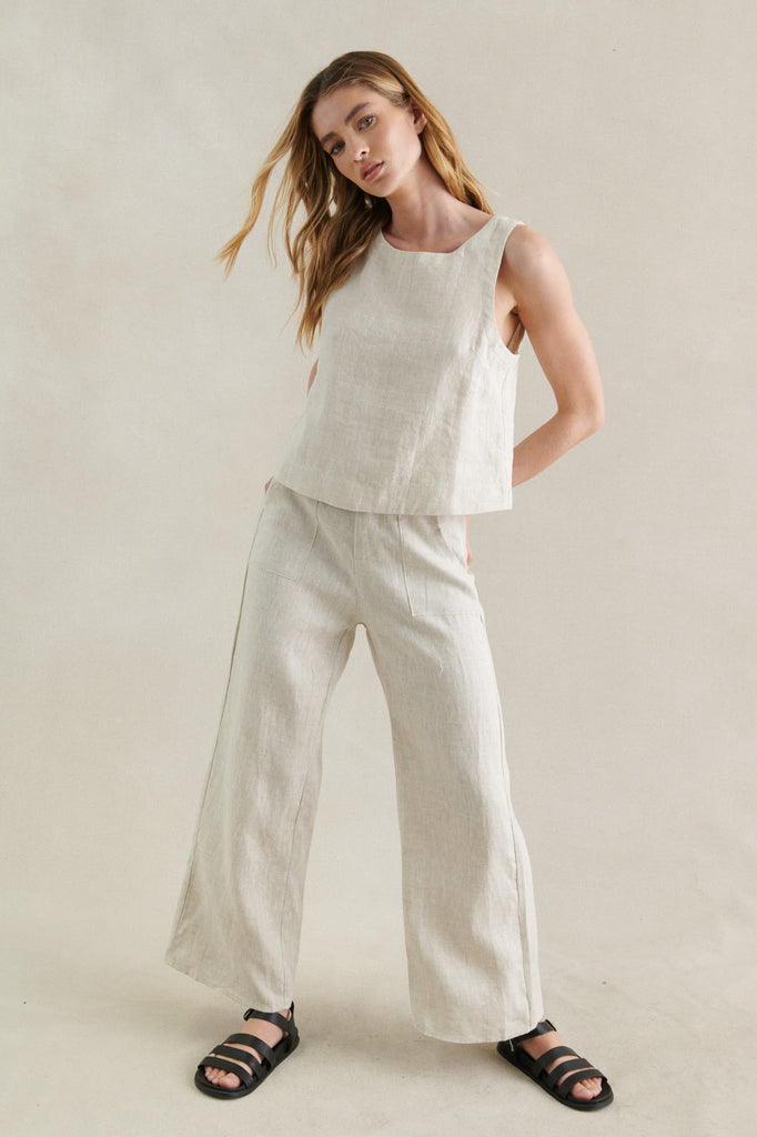 Jude Linen Pant Natural