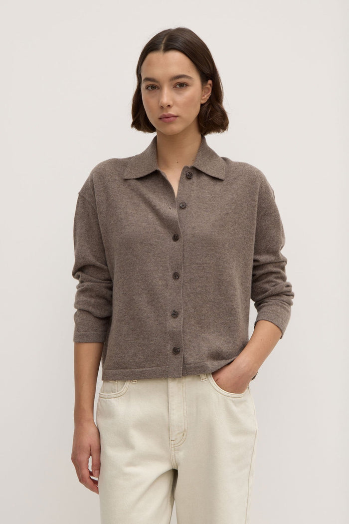 Wool cashmere cardigan, assembly label, Mika and max 