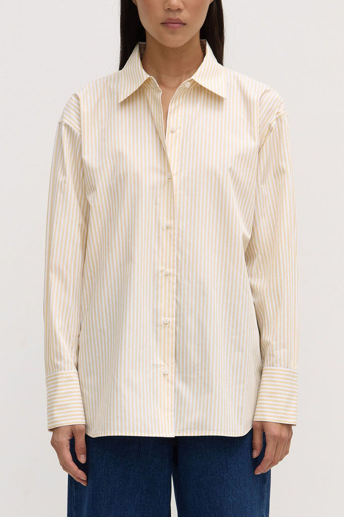 Signature Poplin Shirt Chamomile / White