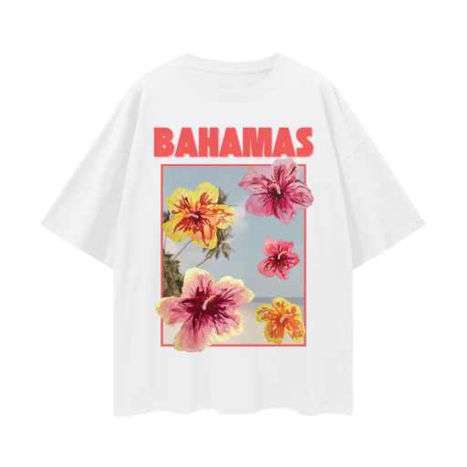 Bahamas Oversize Tee White