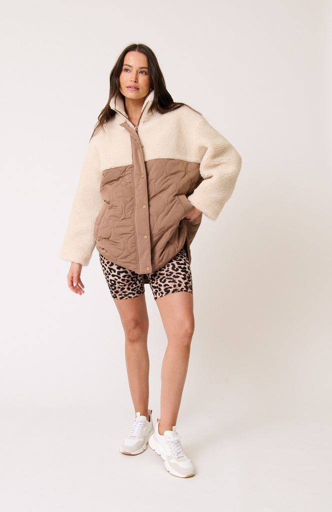 Brielle Jacket Fawn/Cream