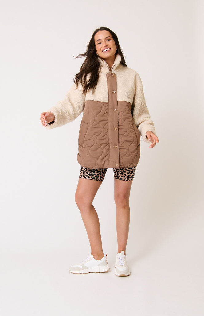 Brielle Jacket Fawn/Cream