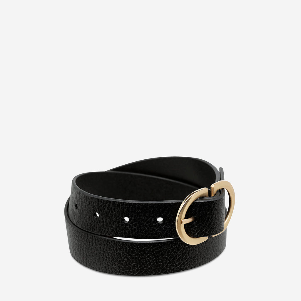 In Reverse Belt - Black/Gold