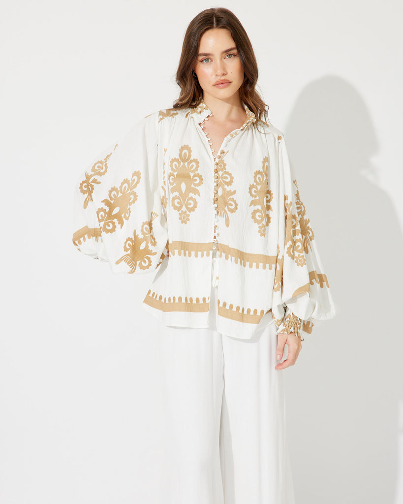 Dreams Blouse - Roma Ivory