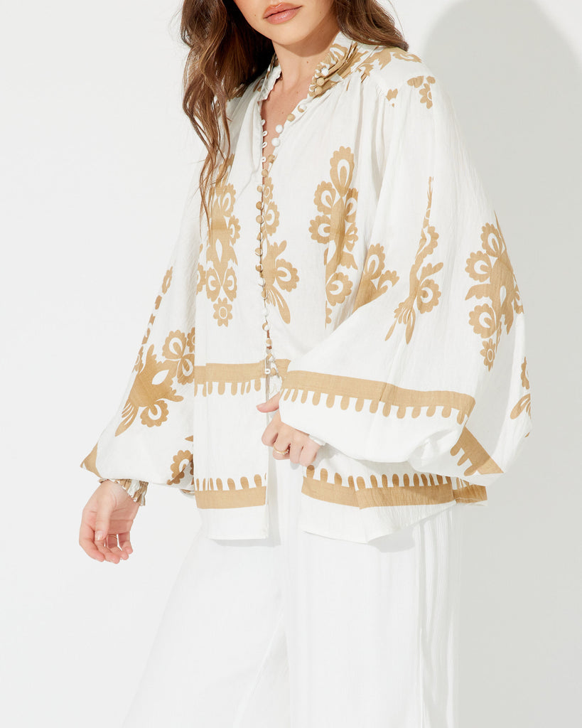 Dreams Blouse - Roma Ivory