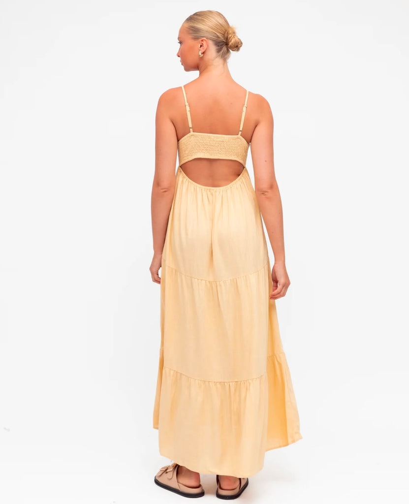 Tiered Dress Yellow