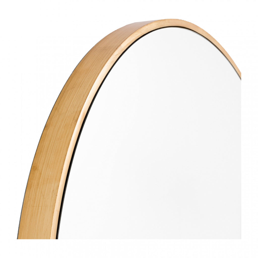 Bella Round Mirror Brass Large (Instore pickup only)